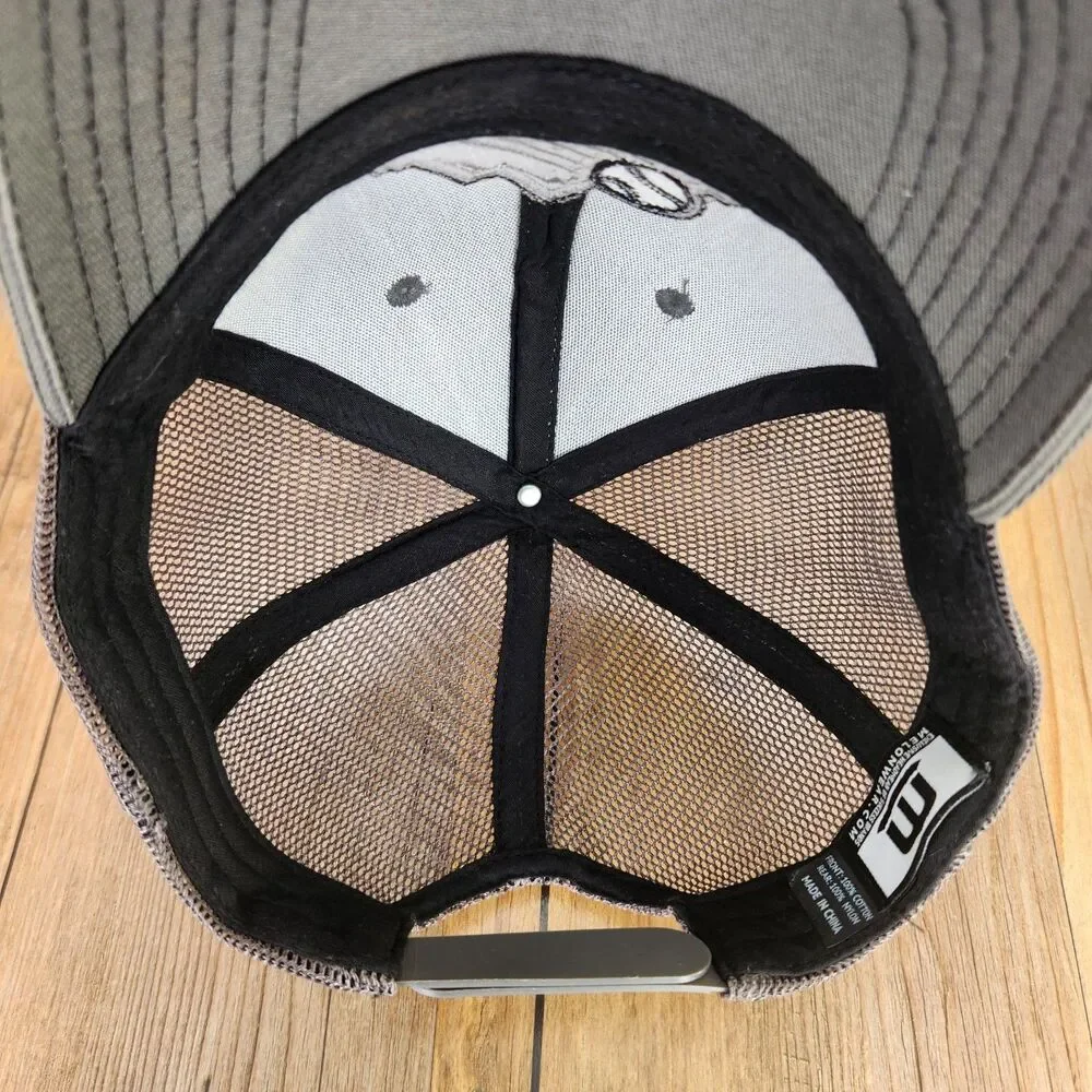 Melonwear Colorado Rockies STIHL Trucker Hat Gray Snapback Mesh MLB Baseball Cap